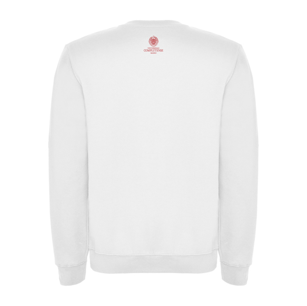 Sudadera UCM Blanca Universidad Complutense de Madrid